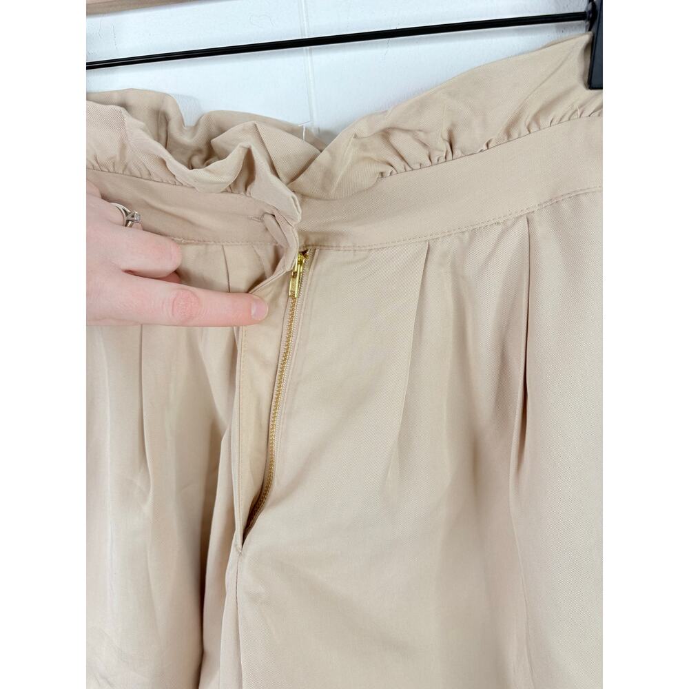 Lovers + Friends | Tati Paperbag Shorts Small Sandstone High Rise Pleated - Picture 5 of 11